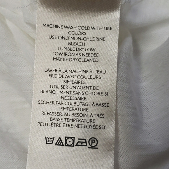 Free People Aria Trapeze Top White Women's Size Extra Small Oversized - Picture 11 of 13